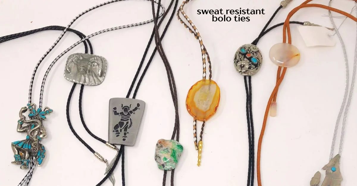 Sweat Resistant Bolo Ties